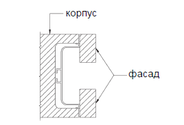 12096921044 Ручка профильная  C-обр. горизонтальная 4 100 мм Черный матовый Металл Rehau