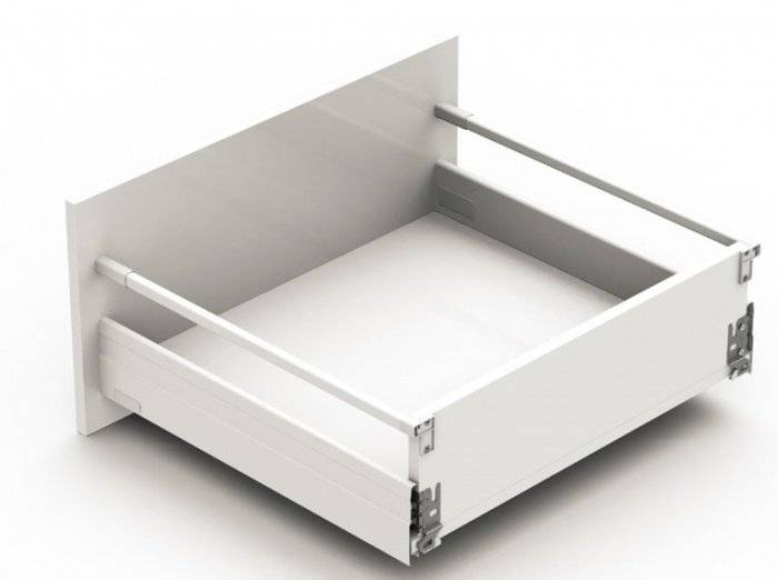 Комплект ящика Samet ALPHABOX LOCK FIX с доводчиком 400 мм Белый 