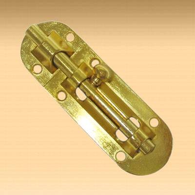 Задвижка накладная 602-085 (2,5х85мм) золото 