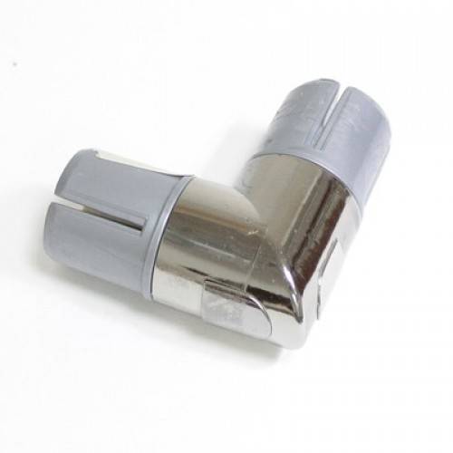 Угловое соединение 2х90 для труб d=25 хром REALL 