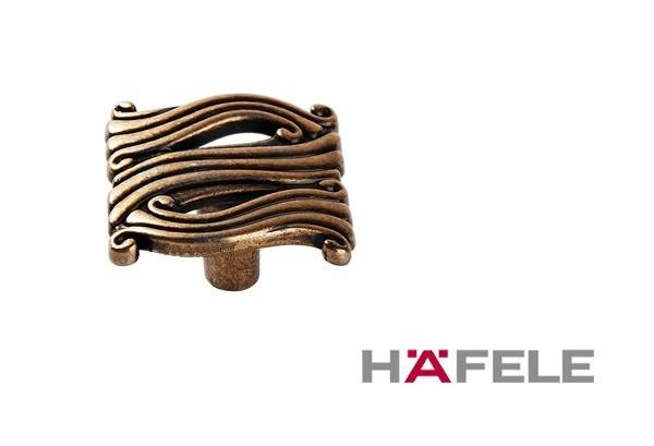 120.01.019 Ручка кнопка Античная бронза Металл Hafele
