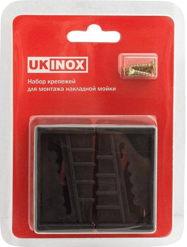 Крепеж для накладной мойки (комп.4шт в блистарной упаковки)