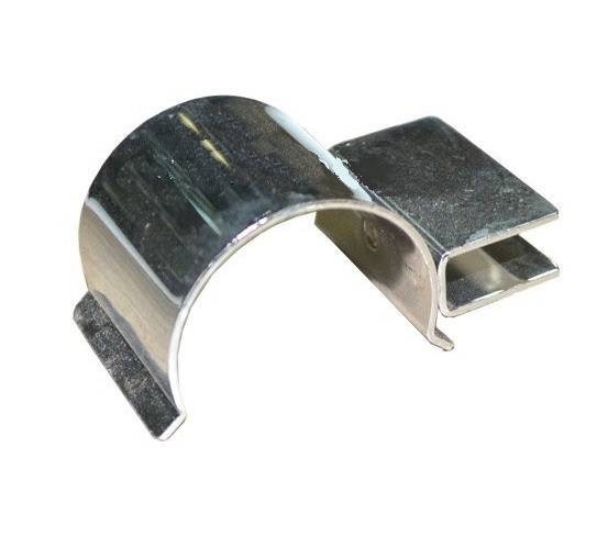 R-20 CK Крепление для стекла D=25 вертикальное боковое металл 