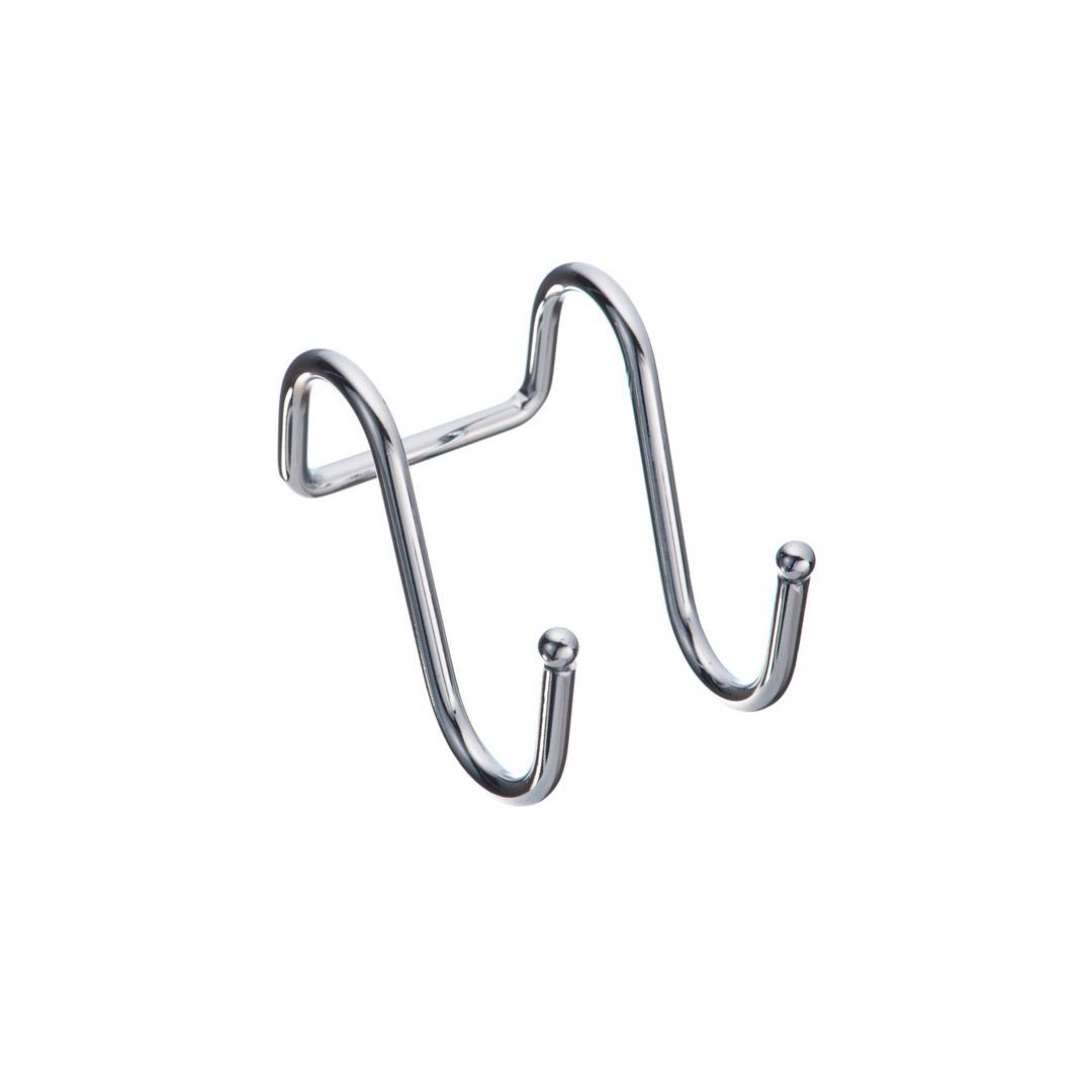 Крючок для рейлинга двойной хром YJ-G311A Lemax