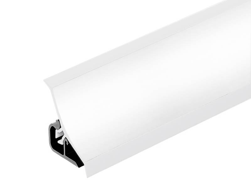 Плинтус Белый Матовый 10М, 1111 АР740 (3м) - 3 000мм пластик Termoplast 