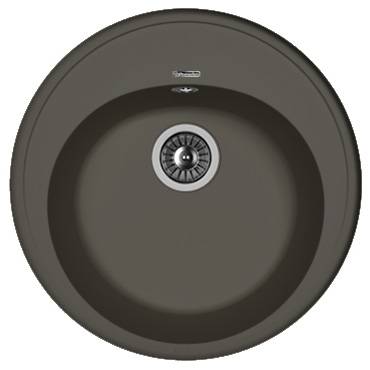 Мойка Лотос 510 Антрацит 510х510х200мм круглый 1 чаша Florentina 20.290.B0510.302 