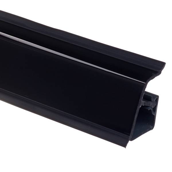 Плинтус Черный глянец 421Г, 415Г WAP118 - 4 200мм пластик Rehau 