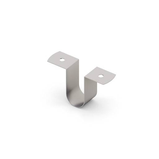 Скоба соедин. для полок ЛДСП (6 шт+12 шурупов) Металлик 