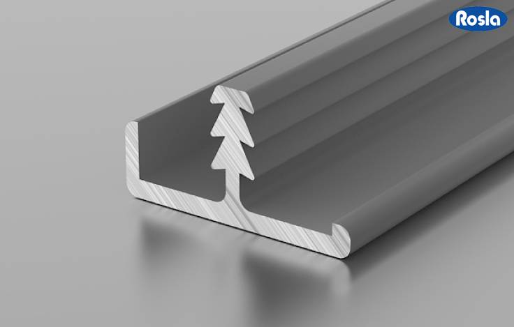Фасадный профиль Росла ДР 1-06 анодированный 3 м для 17мм 