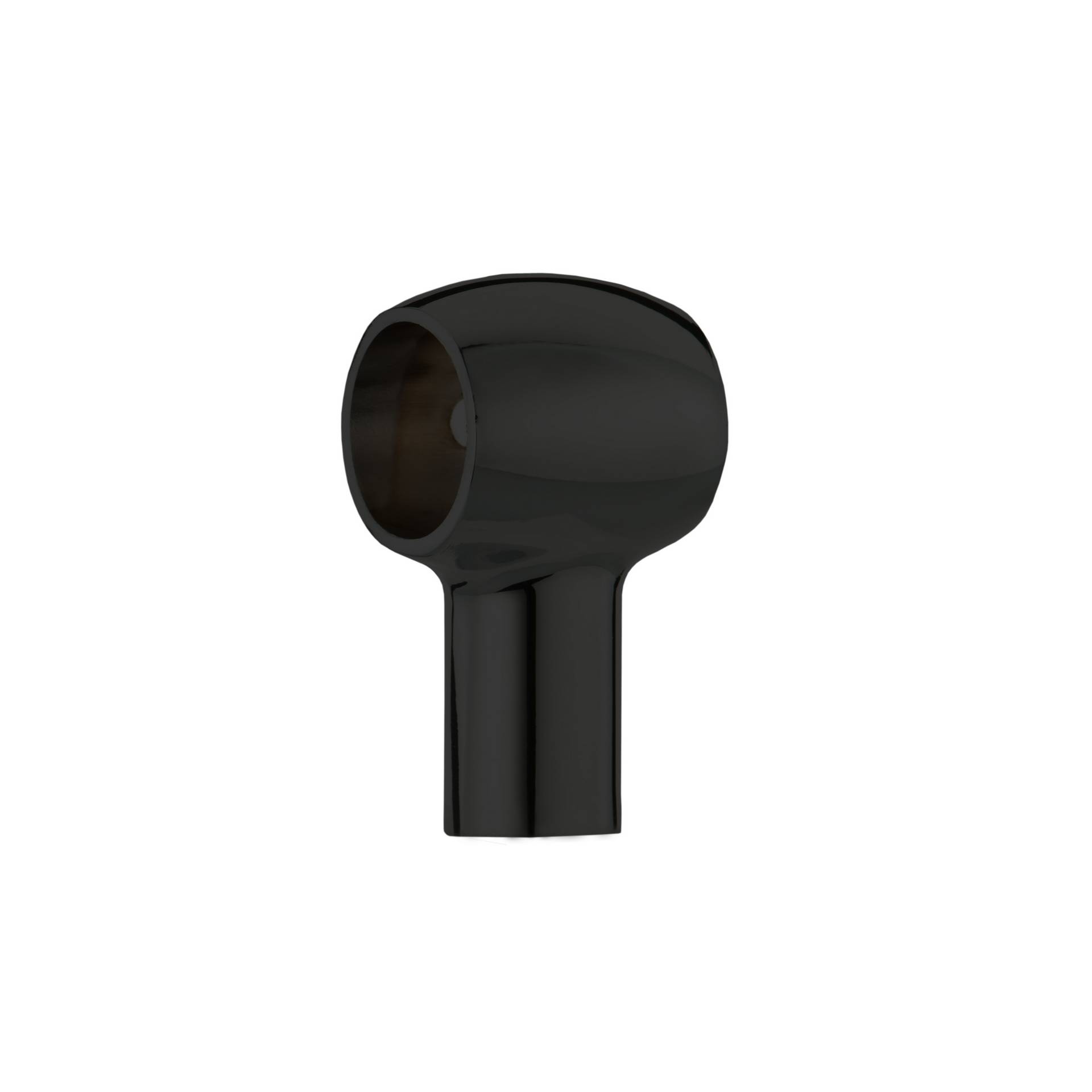 Держатель рейлинга ретро "Традиция" черный RAT-14 BL Lemax 