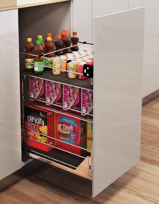 Корзина для хранения 400 мм Хром WE29.0006.01.001+WE29.0014.01.549 REJS 