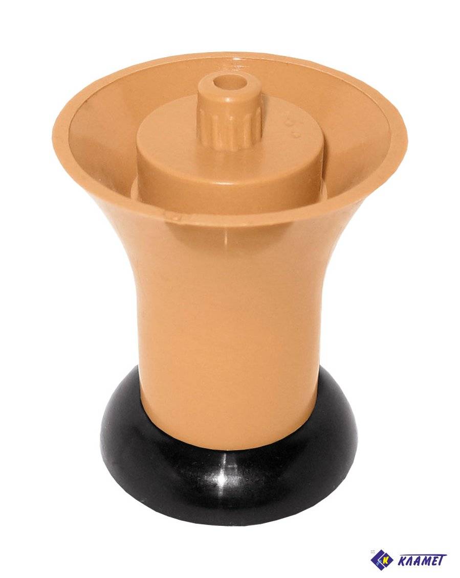 Опора ОР 60Р-01 60 мм бук+черный 