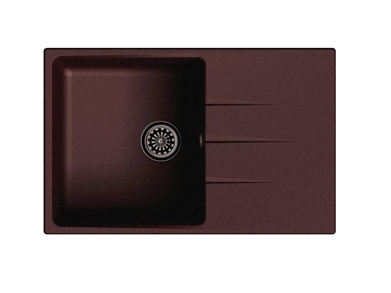 Мойка Gerd 60F Шоколад 780х500х200мм прямоугольный 1 чаша Ewigstein 60F 