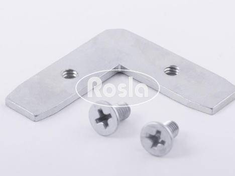 Соединитель угловой Росла Д 3-01 с винтами М4х8 (2 шт) 