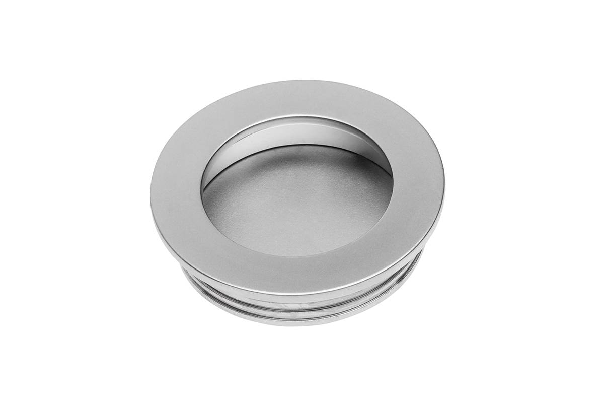 UZ-00B224-05 Ручка врезная 35 мм Хром матовый Металл GTV