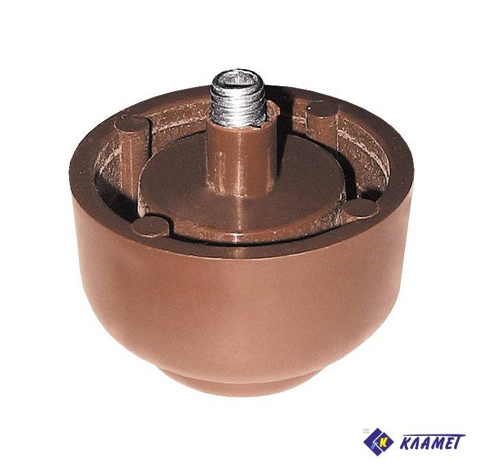 Опора ОР 25-07 25 мм (50х27) коричневый 