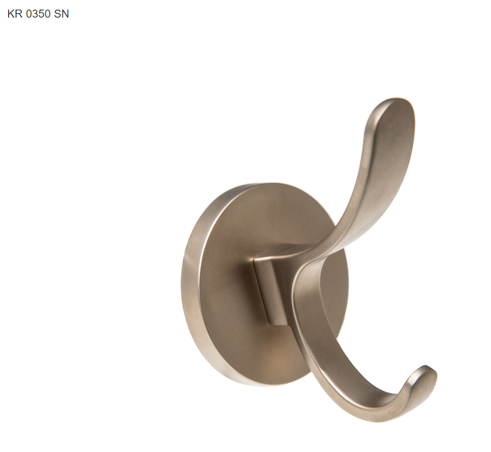 Крючок Никель матовый Металл KERRON KR 0350 SN