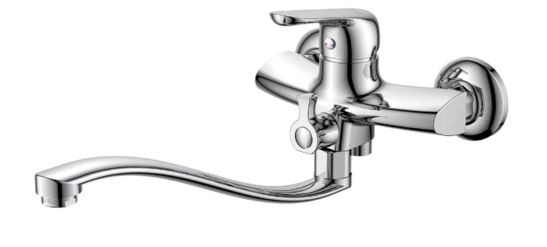 DA1113301 Смеситель Bayern-Wurzburg Хром низкий глянец D&K 