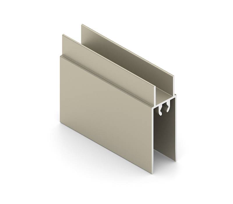 Шампань матовая BRAVO Рамка нижняя Анодир. 5,4 м 