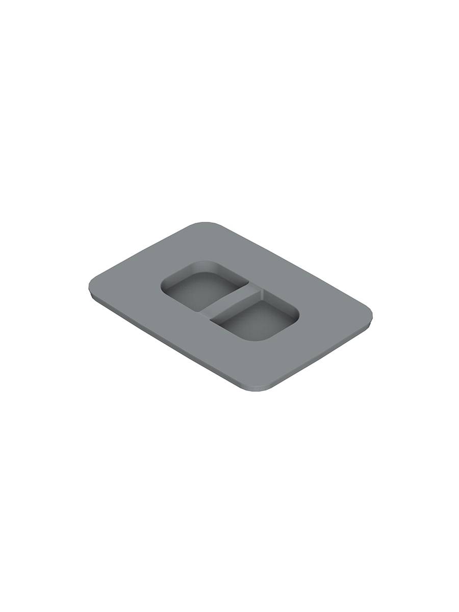 Крышка для ведер  б/выдвижения 7/9 л. серый REJS TE22.5680.05.049 