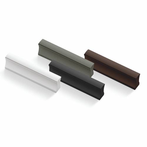 СПА-1 Ручка брусок 160 мм Металлик Пластик Алди