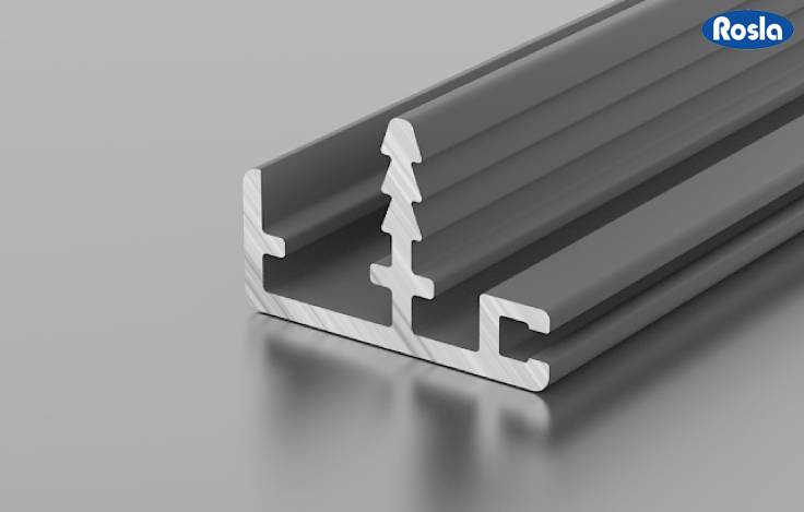 Фасадный профиль Росла ДР 1-11 анодированный 3 м для 18мм 