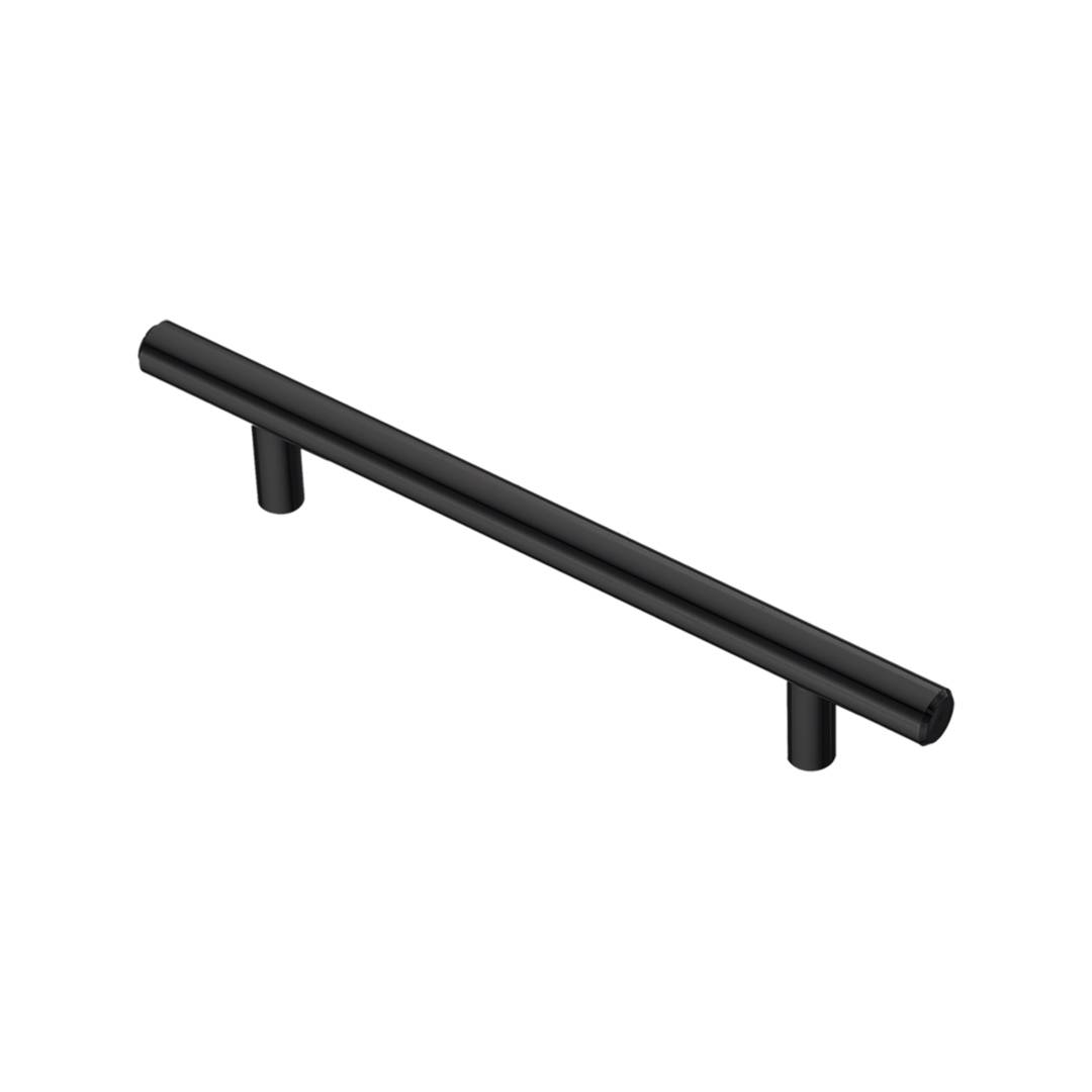  Ручка рейлинг 128 мм Черный матовый d=10 Металл KERRON