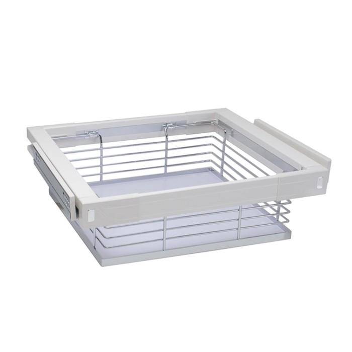 Выкатная корзина МДФ 564-644мм высота 180 с доводчиком 600 SB-KDN/M600/D/E