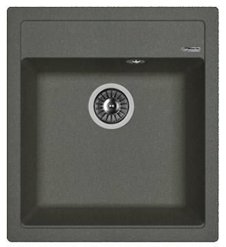 Мойка Липси 460 Черный 460х510х200мм Квадрат 1 чаша Florentina 20.280.B0460.102 