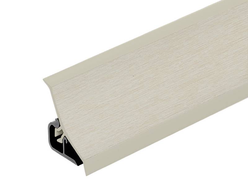 Плинтус Бежевый Металл - AP120 - 3 000мм пластик Termoplast 