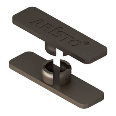 4 в 1 Ограничитель складной двери Коричневый 