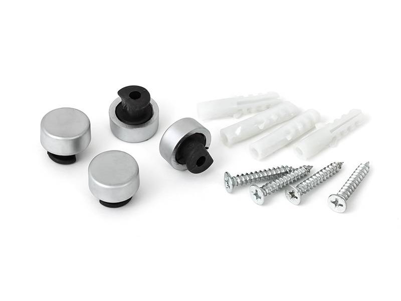 Зеркалодержатель Element №3 D=17 пластик (4 шт) матовый хром Китай 