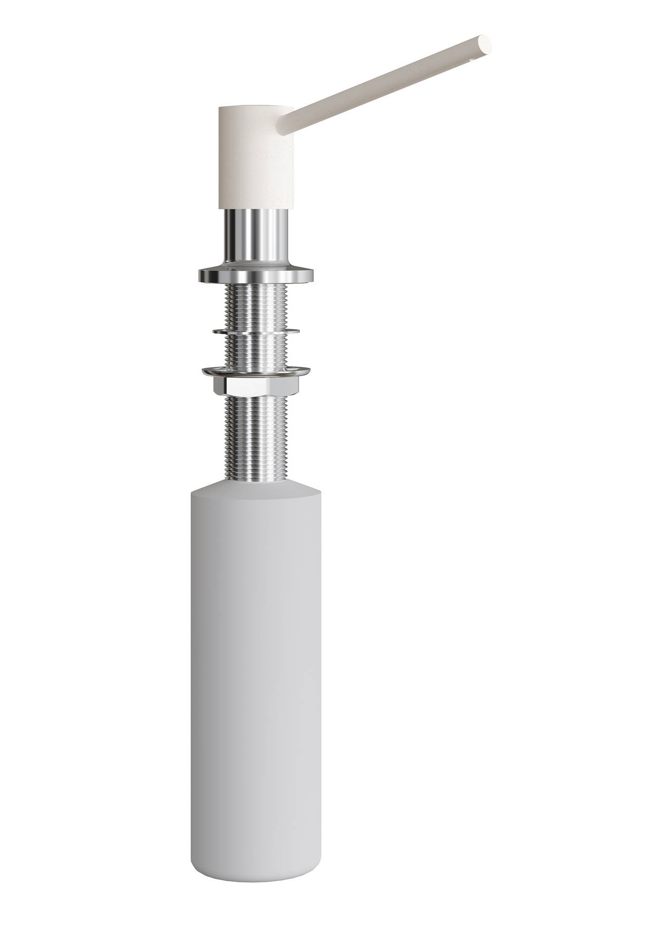 Дозатор для жидкого мыла МАРКО 300 Жасмин с колбой в столешницу Florentina 