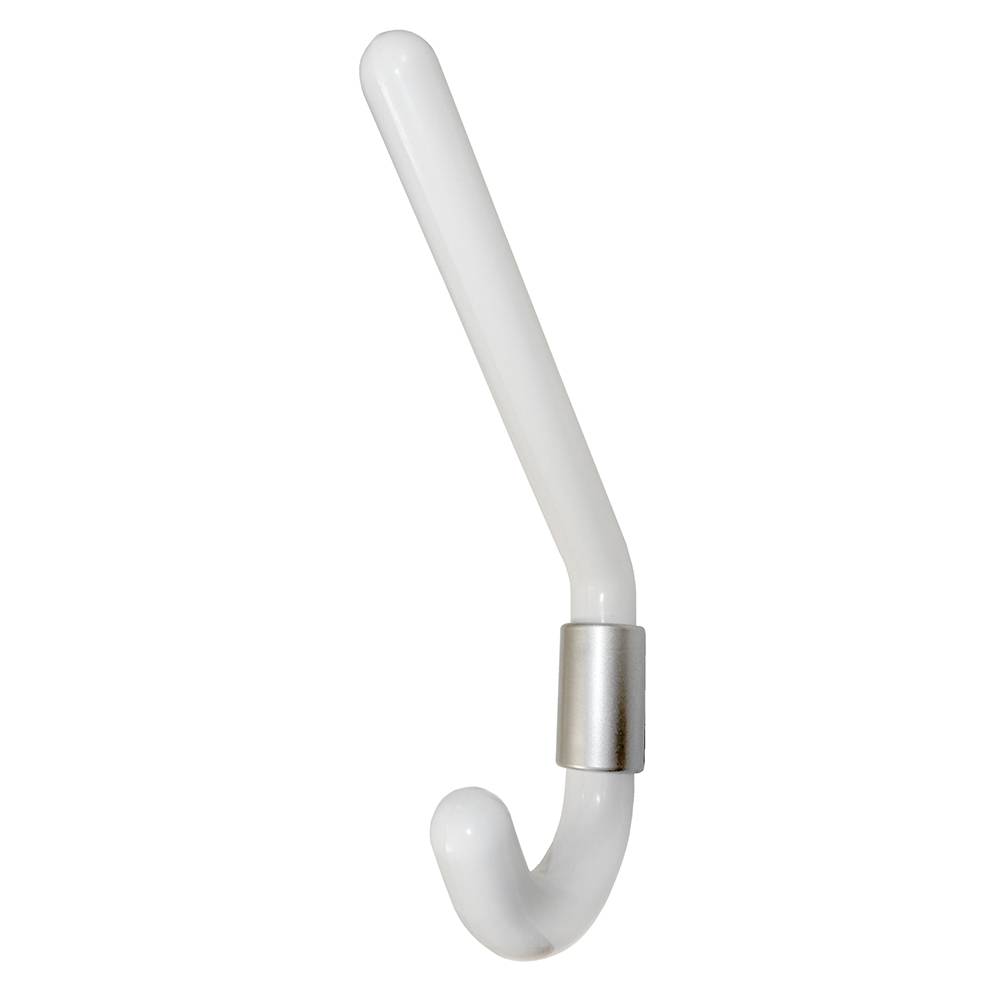 Крючок Белый + металлик Пластик Алди В1