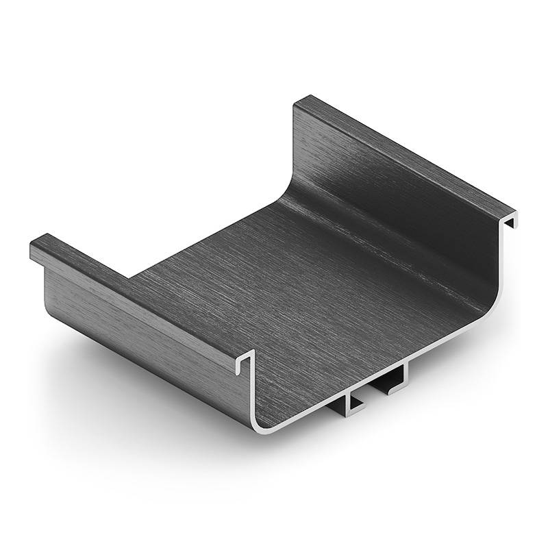  Ручка профильная  C-для нижней базы 4 100 мм Черный Крац (Brush) Металл Aristo