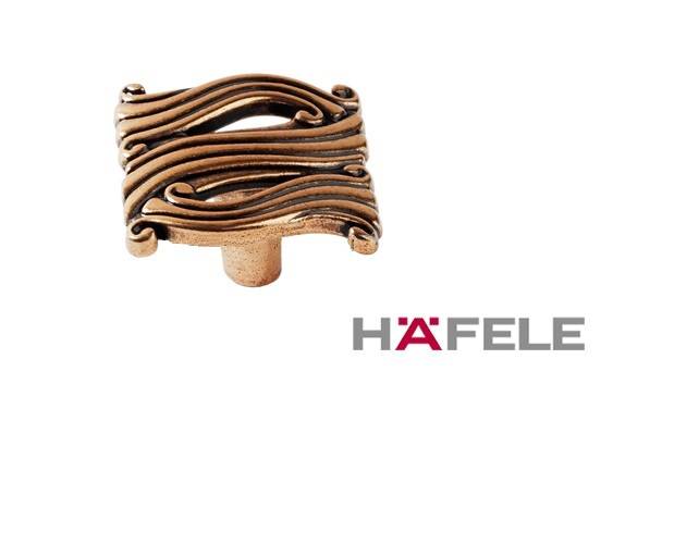 120.01.018 Ручка кнопка Античное золото Металл Hafele