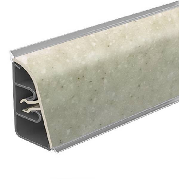 Плинтус Берилл Бежевый 3042М, 2236 АР740 - 4 200мм пластик Korner 