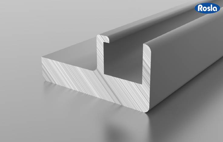 Алюминиевый профиль Росла F 1-08 анодированный 3 м (профиль рамочный узкий) 