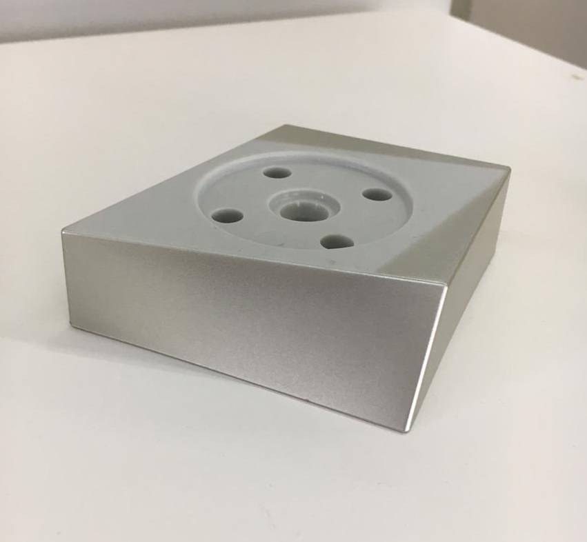 Опора прямоугольная X-029 30 мм сатин (матовый хром) 