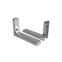 Г-образный полкодержатель Китай 180х115 хром 