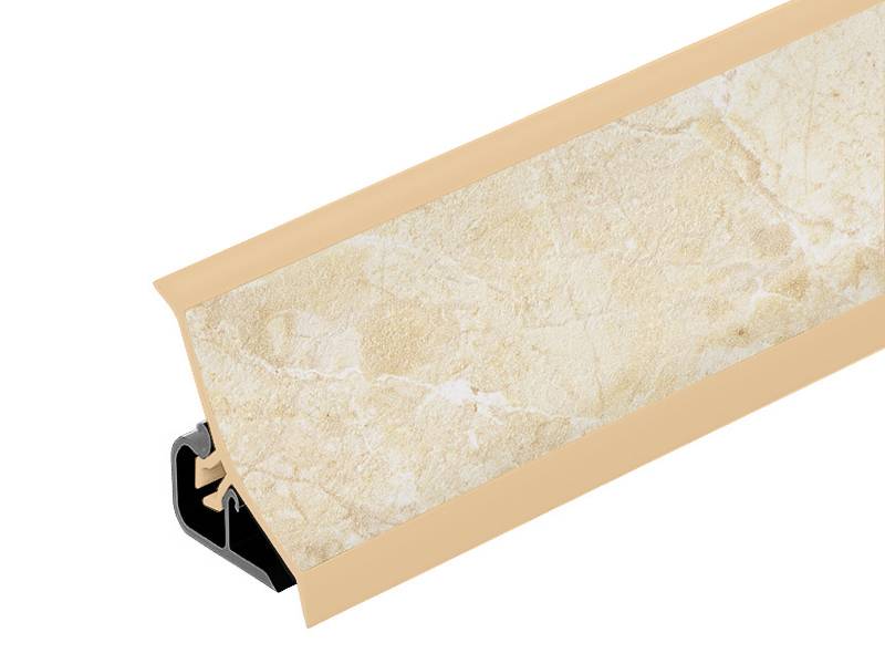 Плинтус Аламбра 242Г, 4026М АР740 (3м) - 3 000мм пластик Korner 