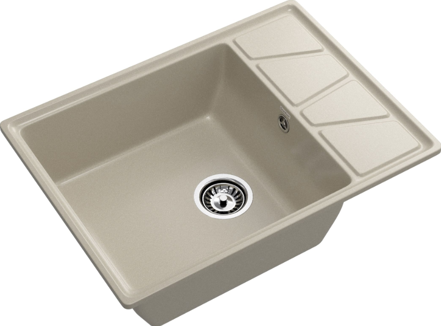 Мойка VERTEX - Топаз 680х510х200мм прямоугольный 1 чаша GranFest V-680L топаз 