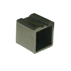 Заглушка пластик д/труб 30х30 наружная черный