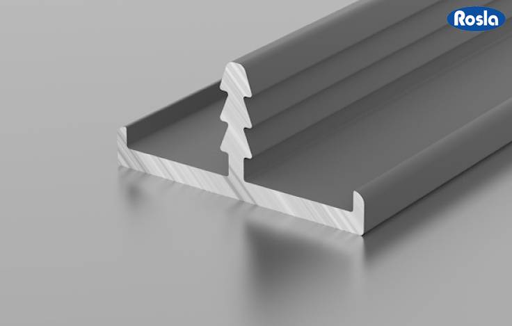 Фасадный профиль Росла ДР 1-15 анодированный 3 м для 18мм 