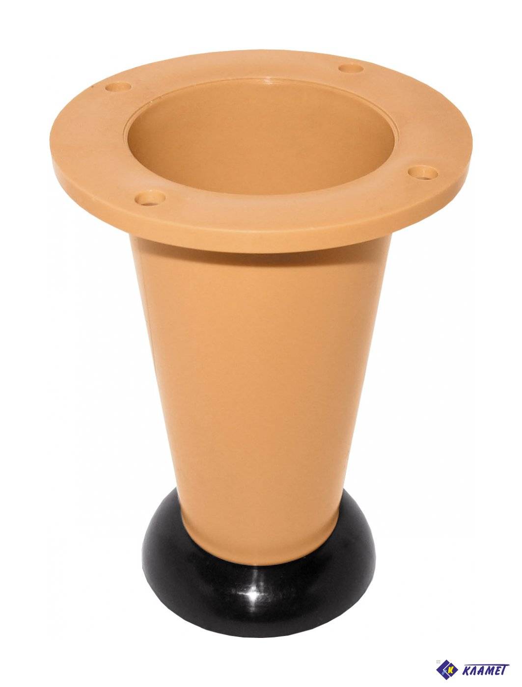 Опора ОР 100-01 100 мм бук+черный 