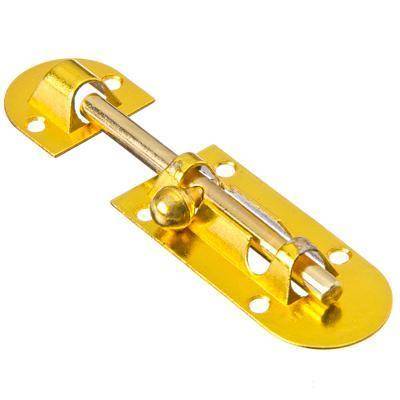 Задвижка накладная 602-087 (3х93мм) золото 