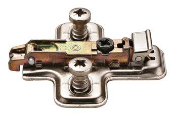 Ответная планка Hafele Duomatic SM с винтами 3 мм никель 329.73.513 