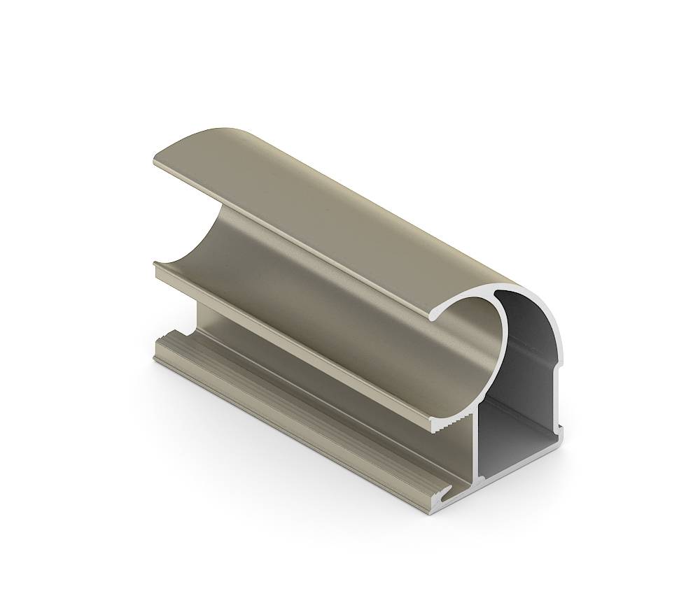 Шампань матовая Эконом Вертикальный профиль C Анодир. 5,4 м 