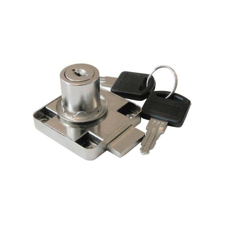 Замок 138 БЕЗ ПЛАНКИ никель 