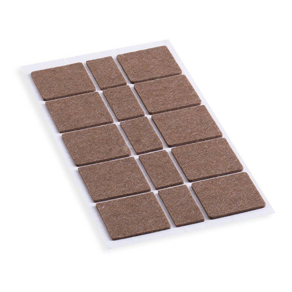 Подпятник на войлочной основе самокл. 40х40 + 20х40 (10шт/лист + 5шт/лист) 